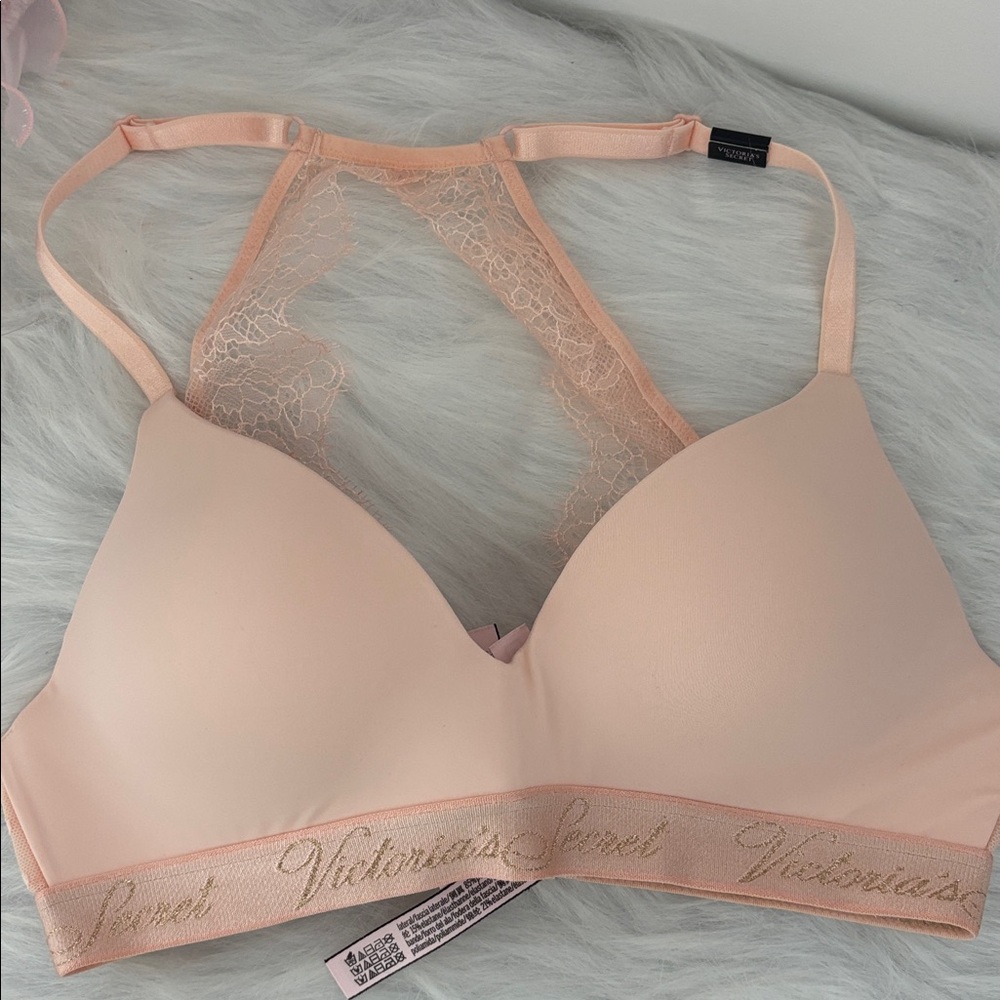 Victoria's Secret Light Pink Lace Bralette